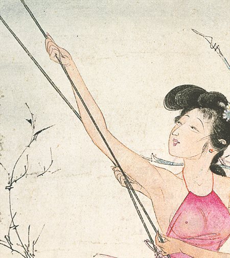 长寿-胡也佛的仕女画和最知名的金瓶梅秘戏图